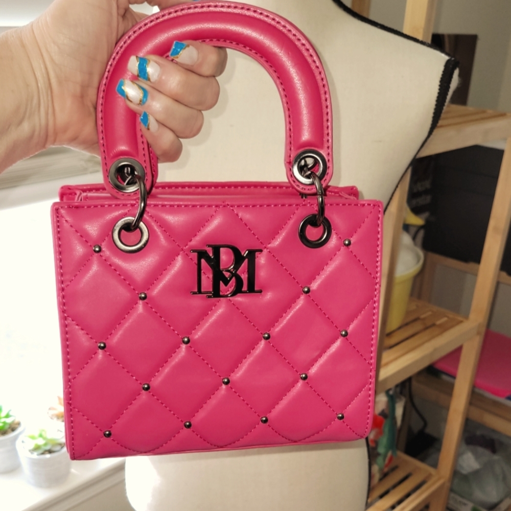 Badgley Mischka vegan leather tote. NWT BARBIE PINK